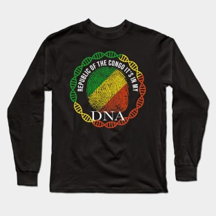 Republic Of The Congo Its In My DNA - Gift for Congon From Republic Of The Congo Long Sleeve T-Shirt